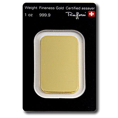 1 oz Investment Gold Bar – Argor Heraeus