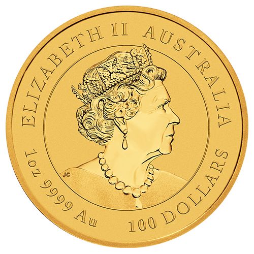 1 oz investment gold-coin lunar series back side