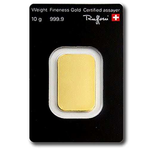 10 g Investment Gold Bar – Argor Heraeus