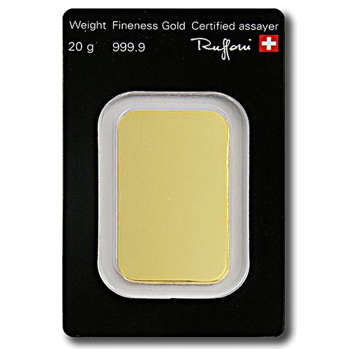 20 g Investment Gold Bar – Argor Heraeus