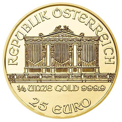 Investment Gold Coin Wiener Philharmoniker, front side