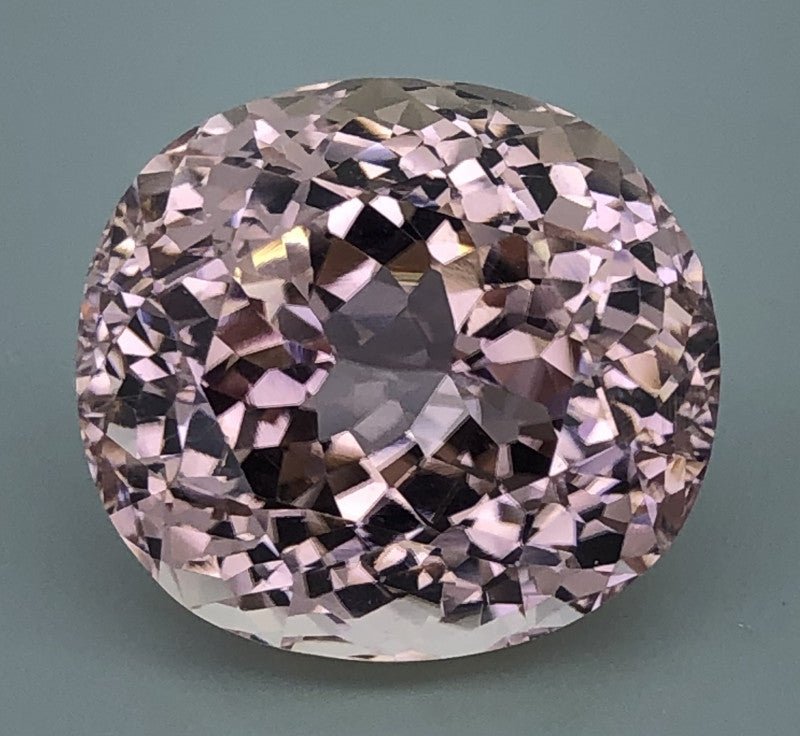 Kunzite 62.73 ct – Light Pink, Oval Cut, HGTL Certified