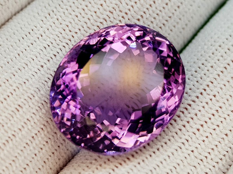 Natural Amethyst 29.00 ct – Purple, Oval Cut, Untreated