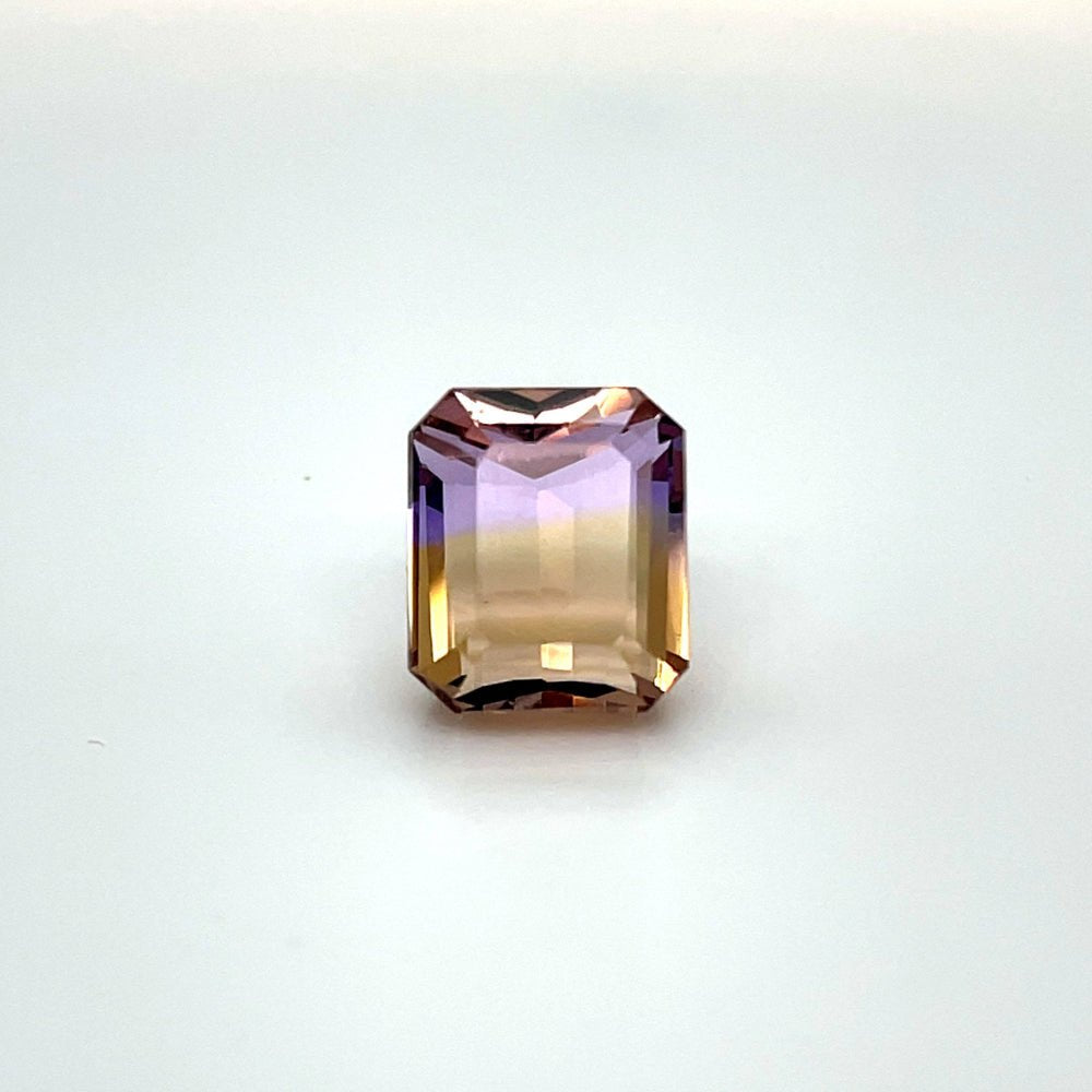 Natural Ametrine 6.11 ct – Purple/Yellow, Octagonal Cut, Untreated