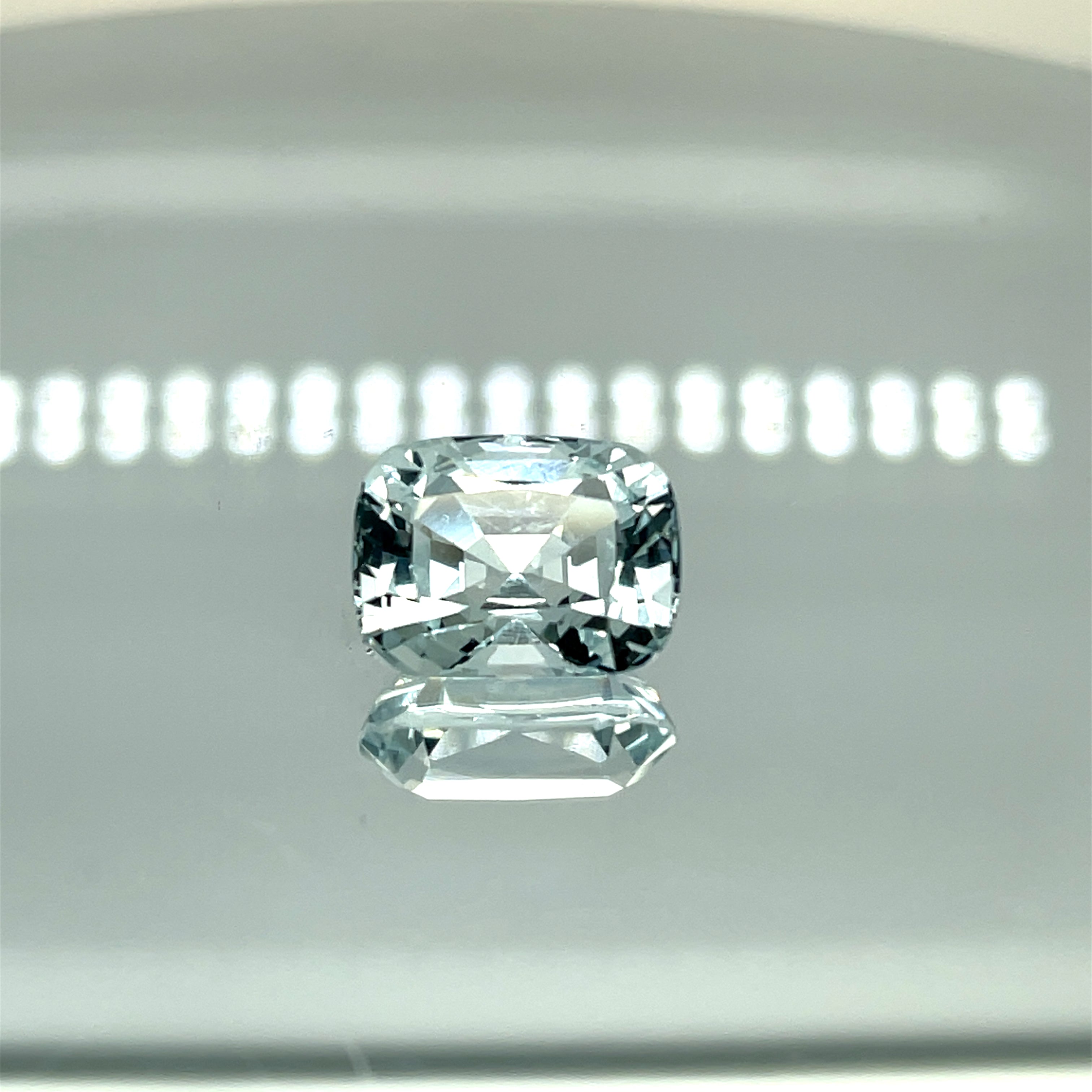 Natural Aquamarine 6.92 ct – Cushion Brilliant Cut, Untreated
