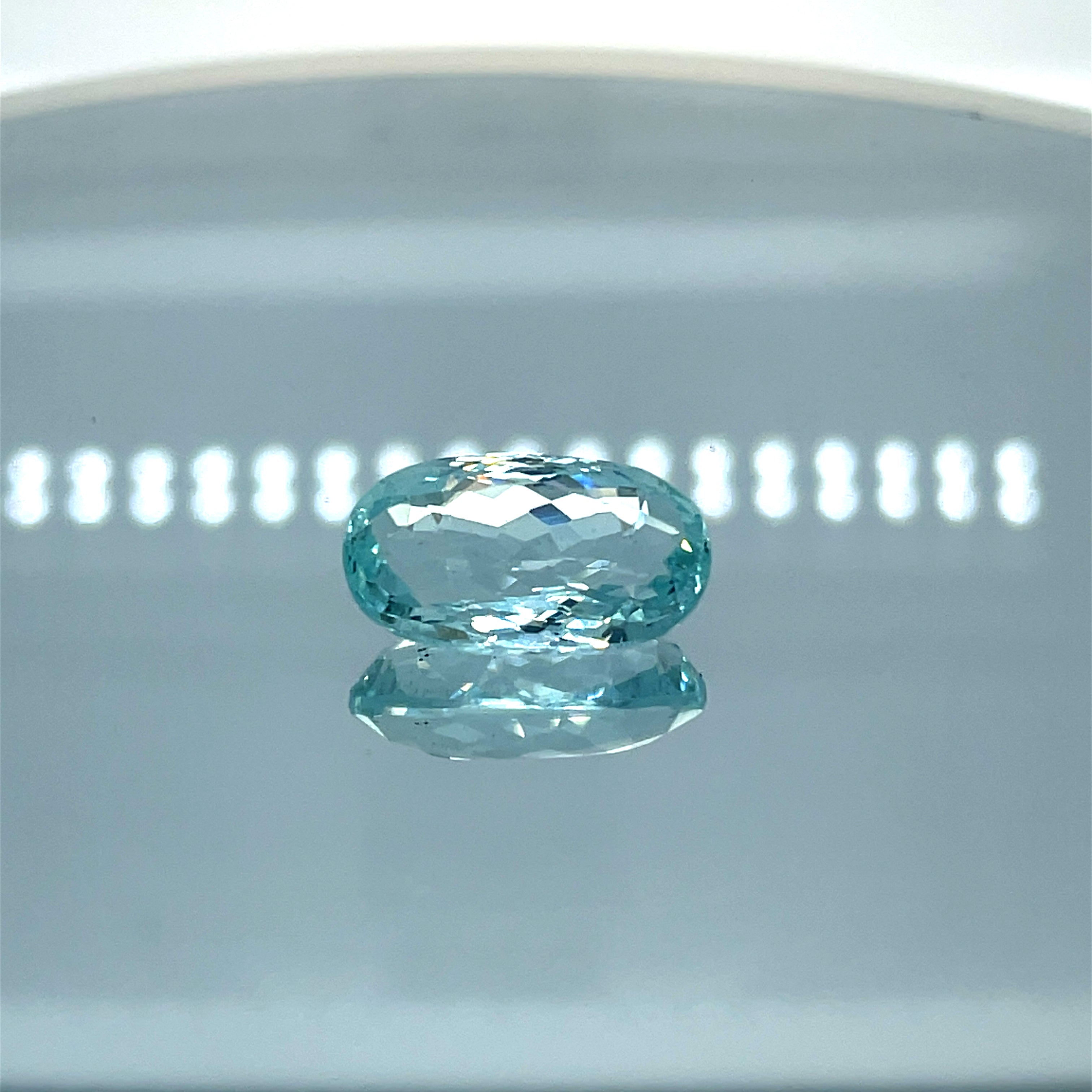 Natural Aquamarine 9.26 ct – Oval Cut, Untreated