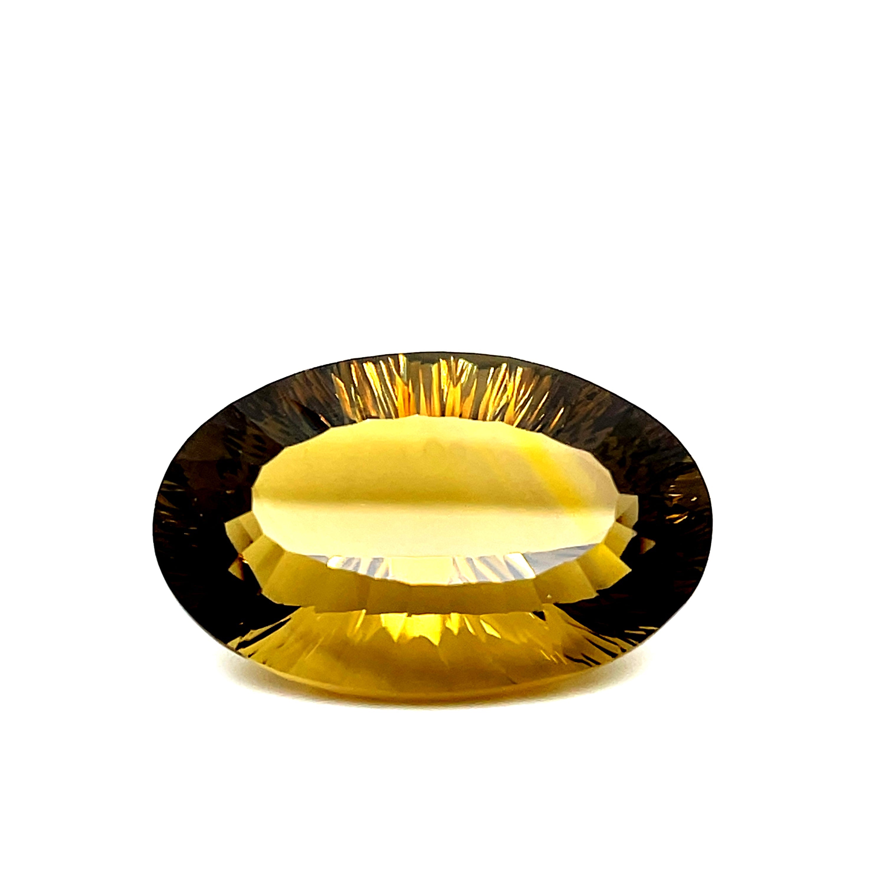 Natural Citrine 58.00 ct – Fancy Oval Cut, Heated