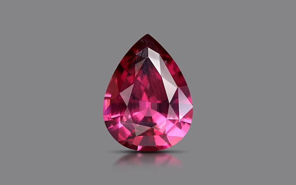 Natural Red Spinel 3.23 ct – Pear Cut, Untreated, Lotus Certified, Sri Lanka