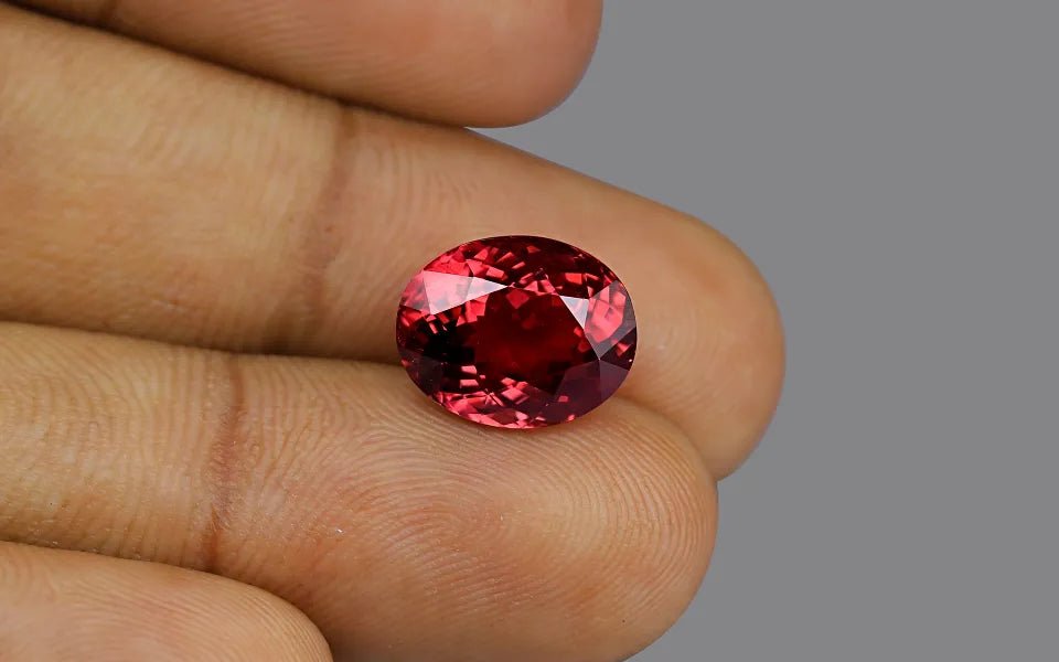 Natural Red Spinel 6.55 ct – Oval Cut, Untreated, Tanzania
