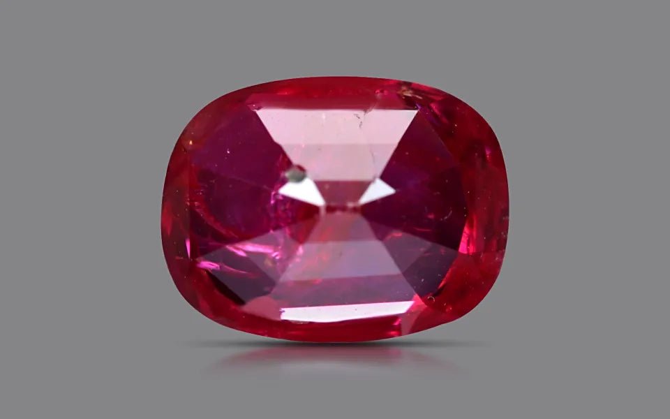 Natural Ruby 2.57 ct – Vivid Red "Pigeon’s Blood", Oval Cut, Untreated, Burma, GRS Certified