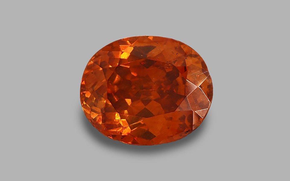 Natural Sphalerite 7.57 ct – Oval Cut, Untreated