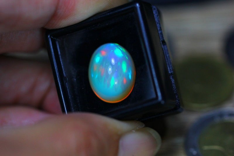 Natural Welo Opal 10.20 ct – Oval Cabochon, Untreated