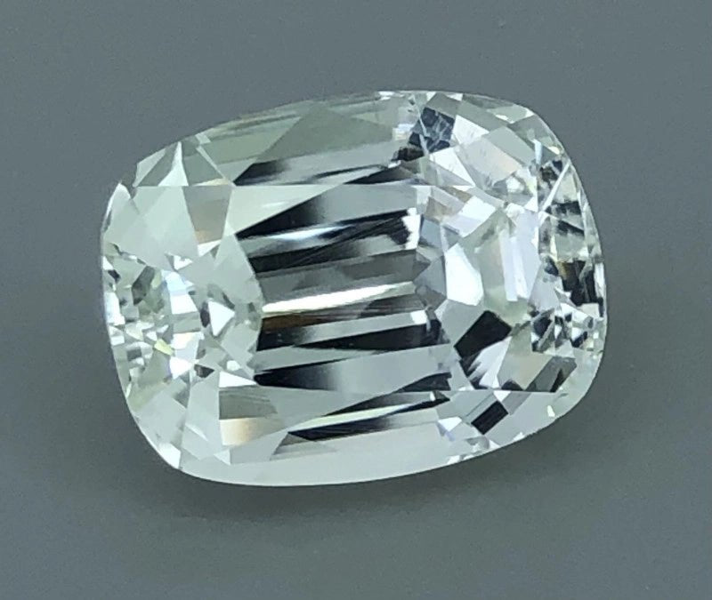 Spodumene 17.19 ct – Pale Green, Cushion Cut, HGTL Certified