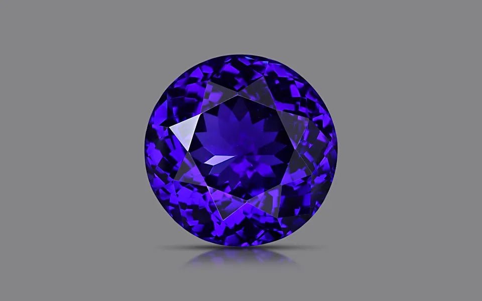 Tanzanite 61.75 ct – Round Cut, Natural, Lab Certified