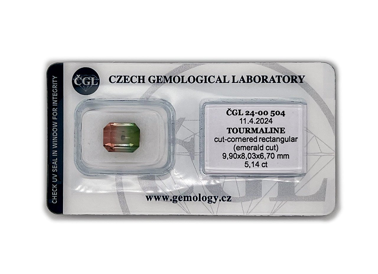 Watermelon Tourmaline - 5.14 ct