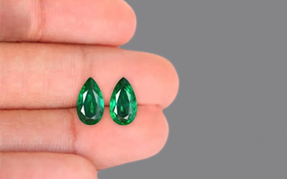 Zambia Emerald Pair - 6.73 ct