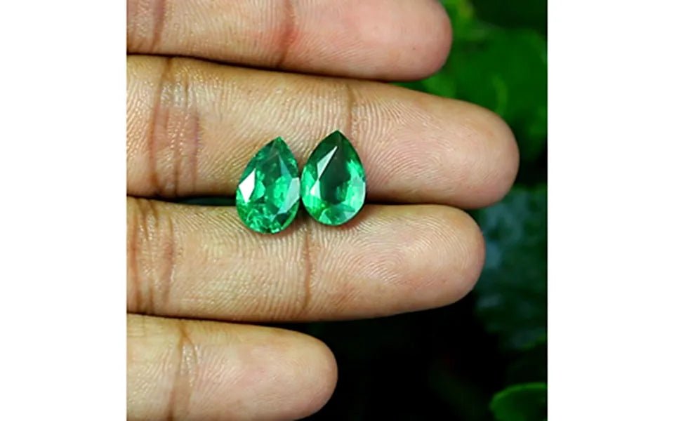 Zambia Emerald Pair - 9.52 ct