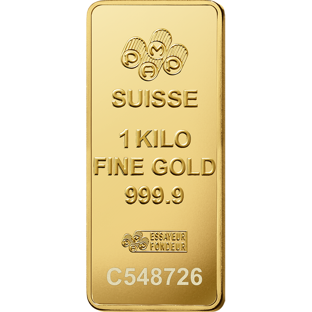 1 kg Gold Bar – PAMP Suisse (Lady Fortuna)